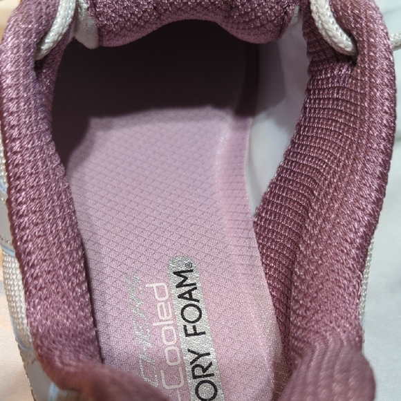 Skechers Pink and Gray Sneakers with Supportive Sole - Picture 10 of 16